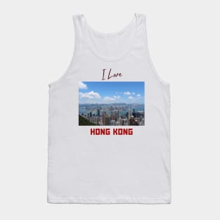 I Love HK @ Victoria Harbour Day Time Tank Top